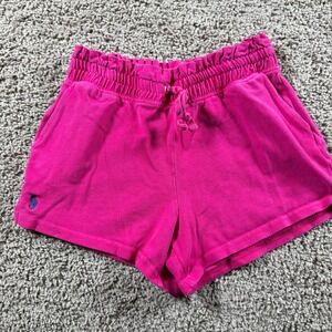 Polo Ralph Lauren Kids 7 Pink Cotton Athletic Shorts Elastic‎ Waist Drawstring